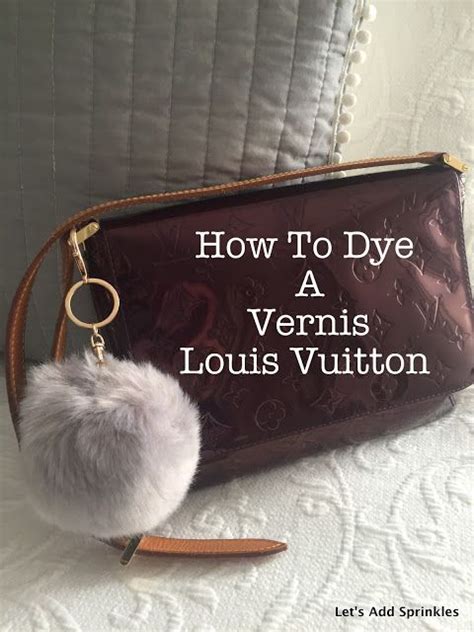 how to remove color transfer from louis vuitton vernis|discolored vernis purse.